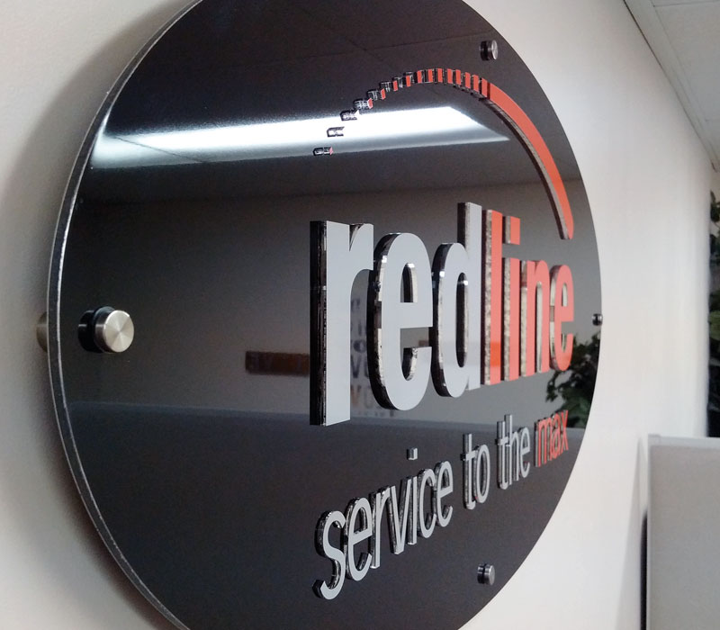 Redline Office Supplies Dimensional Lettering Sign